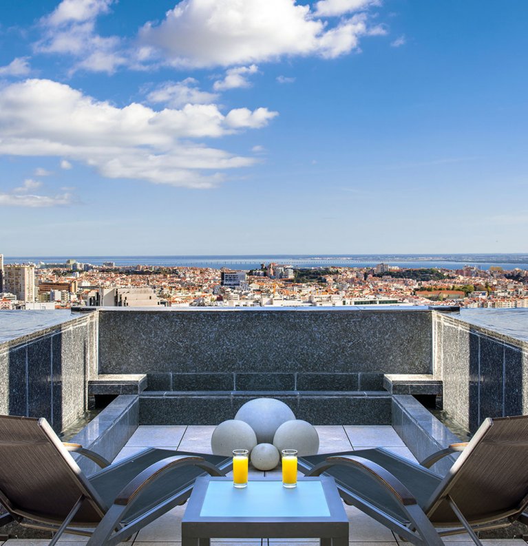 Presidential View form the Presidential Suite at Dom Pedro Lisboa hotel